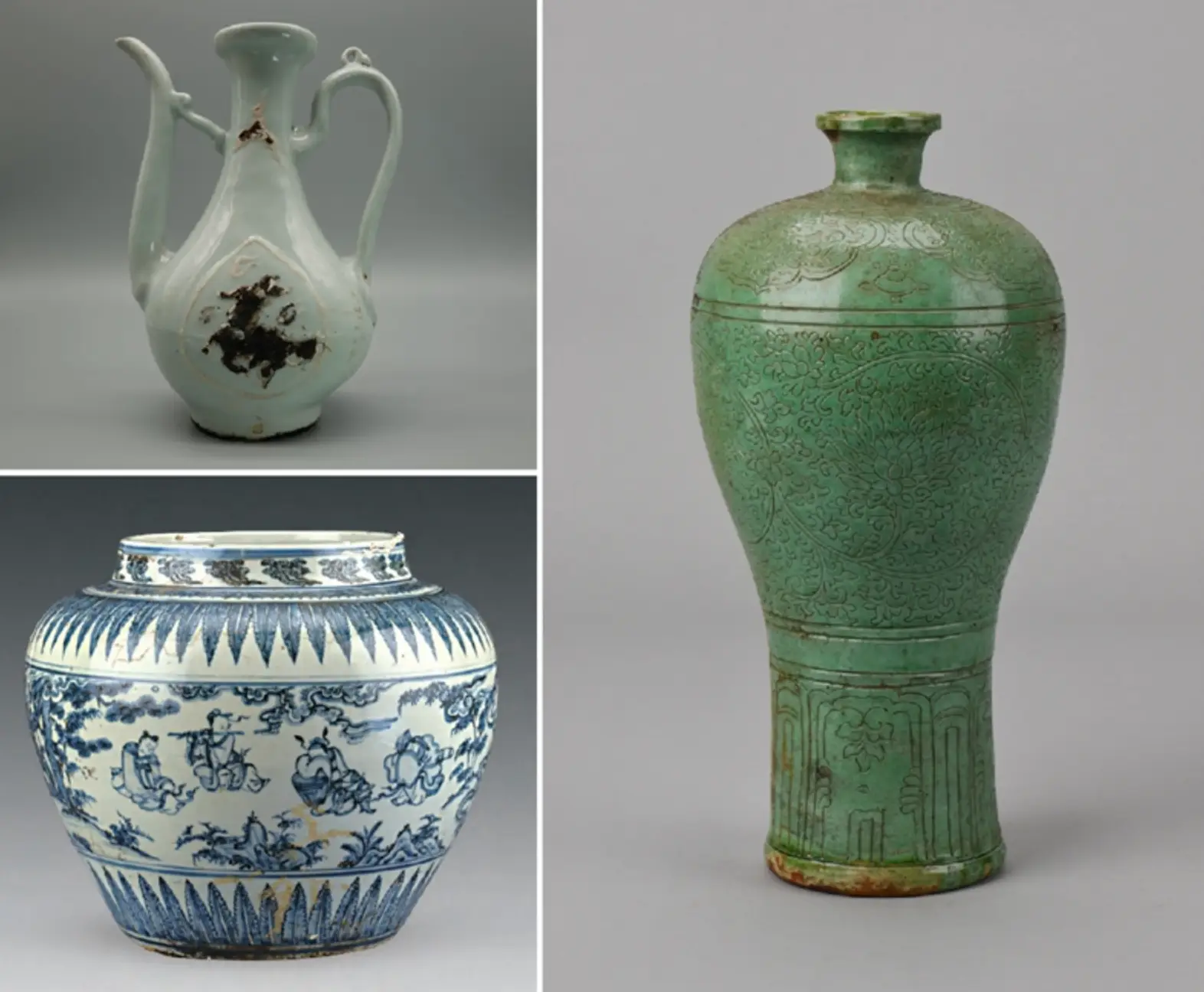 Ming Dynasty porcelain has previously been sold for millions of dollars. (National Cultural Heritage Administration)