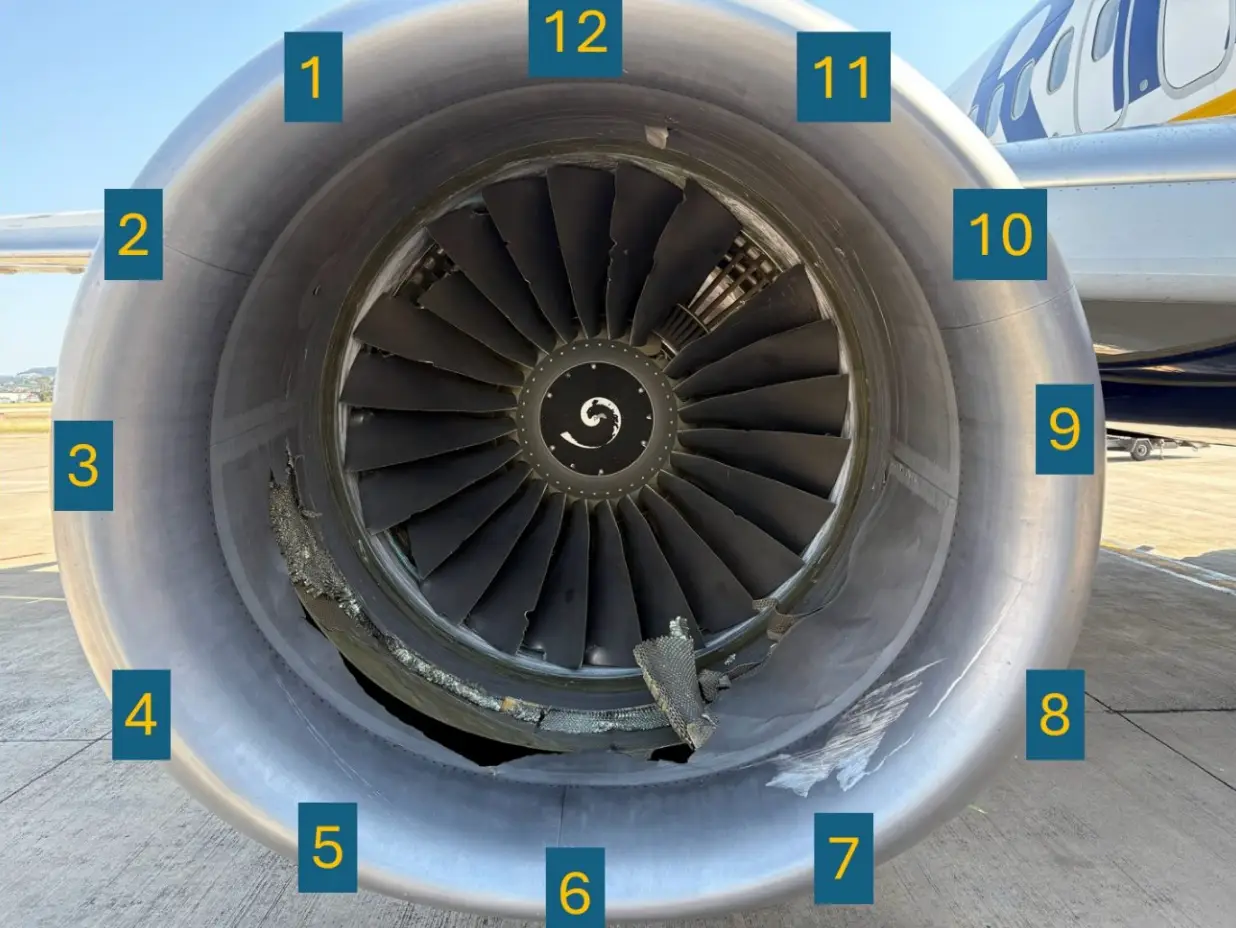 The right engine inlet (NTSB)