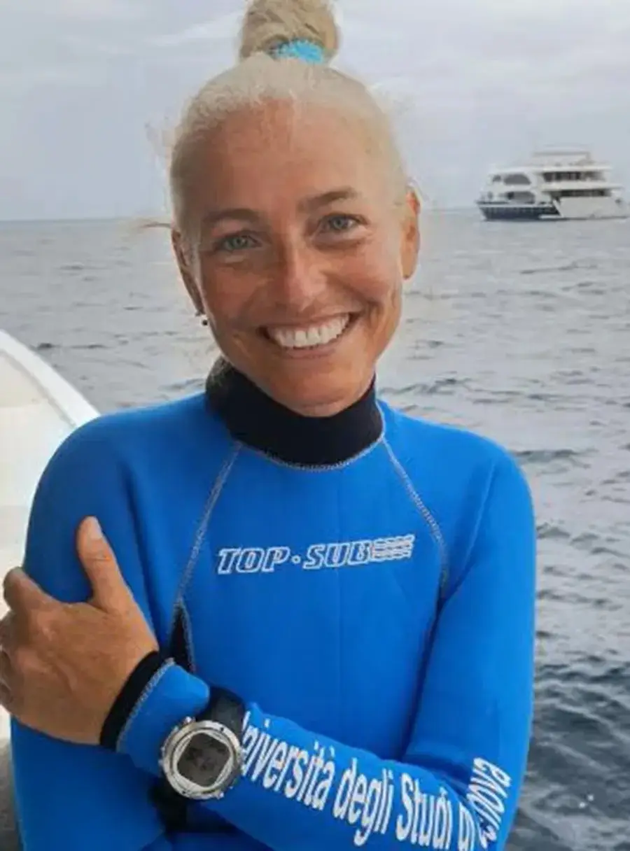 Monica Montefalcone was described as 'one of the best divers on the face of the earth' according to her husband (University of Genoa)