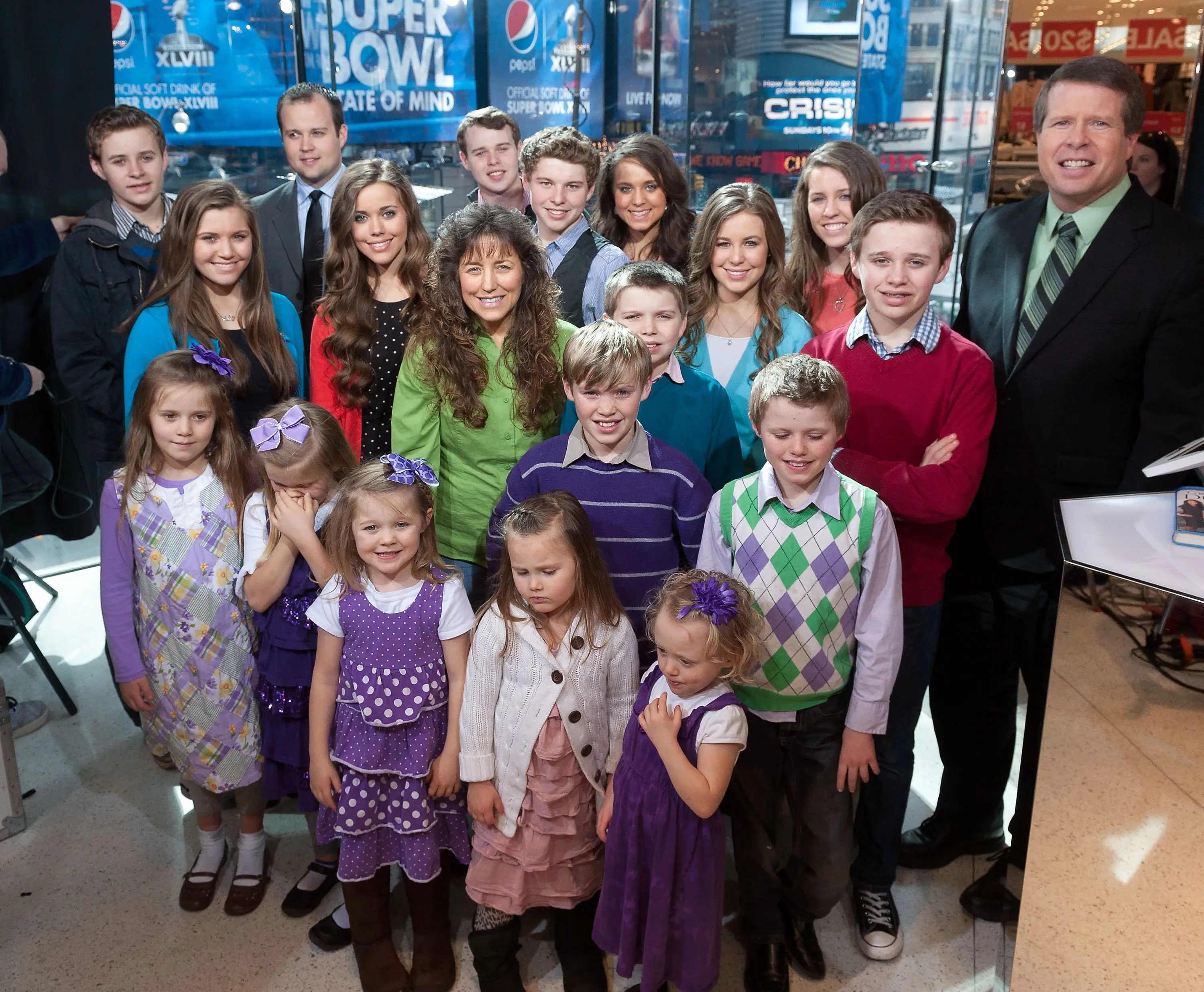 The Duggars were often on TV due to the preposterous size of their family (D Dipasupil/Getty Images for Extra)