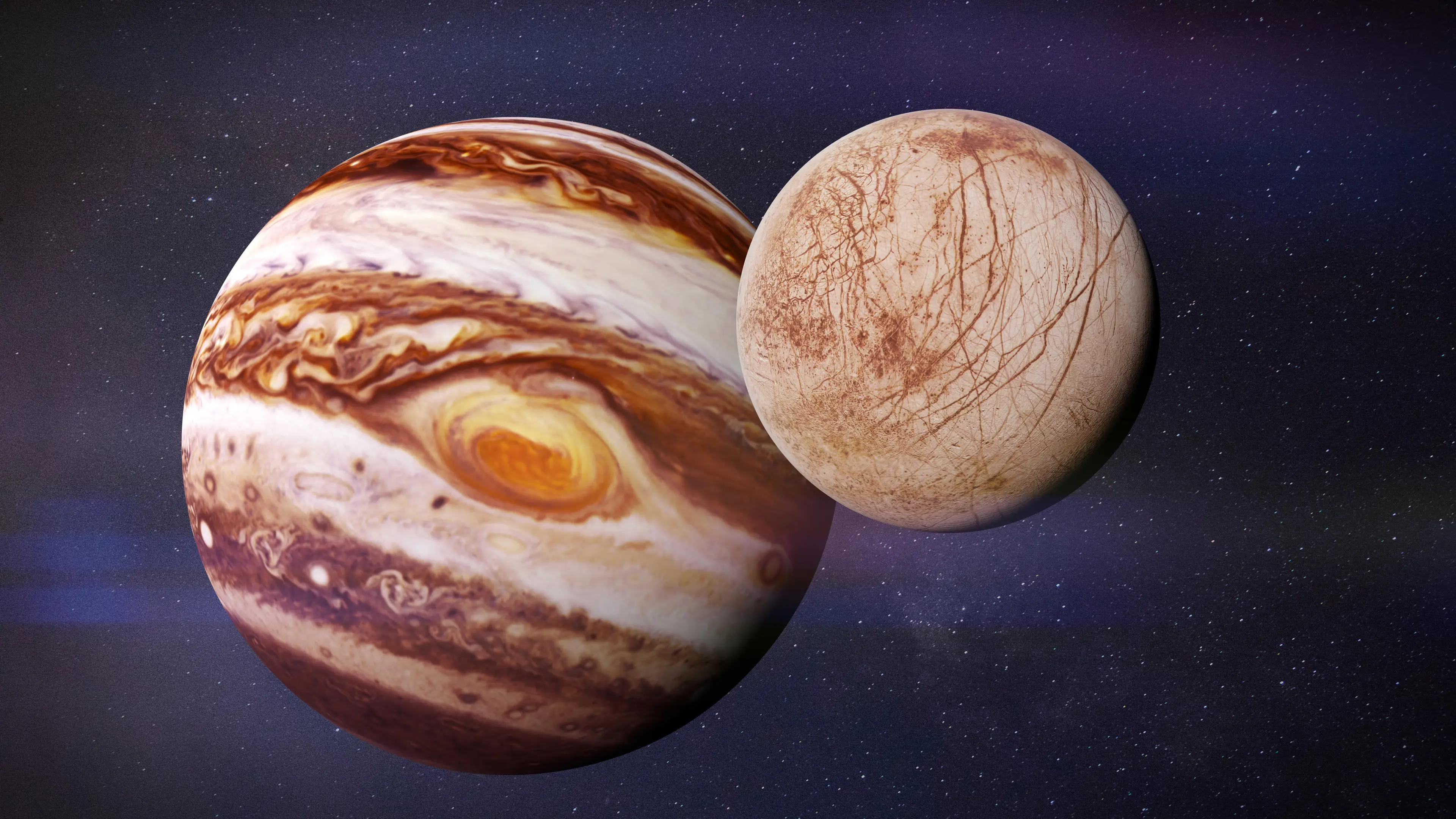 Greenland on Earth may help answer questions about Jupiter's moon Europa.