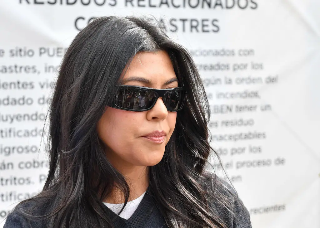 She said everything was an 'announcement' when it comes to Kourtney Kardashian (Photo by PG/Bauer-Griffin/GC Images)