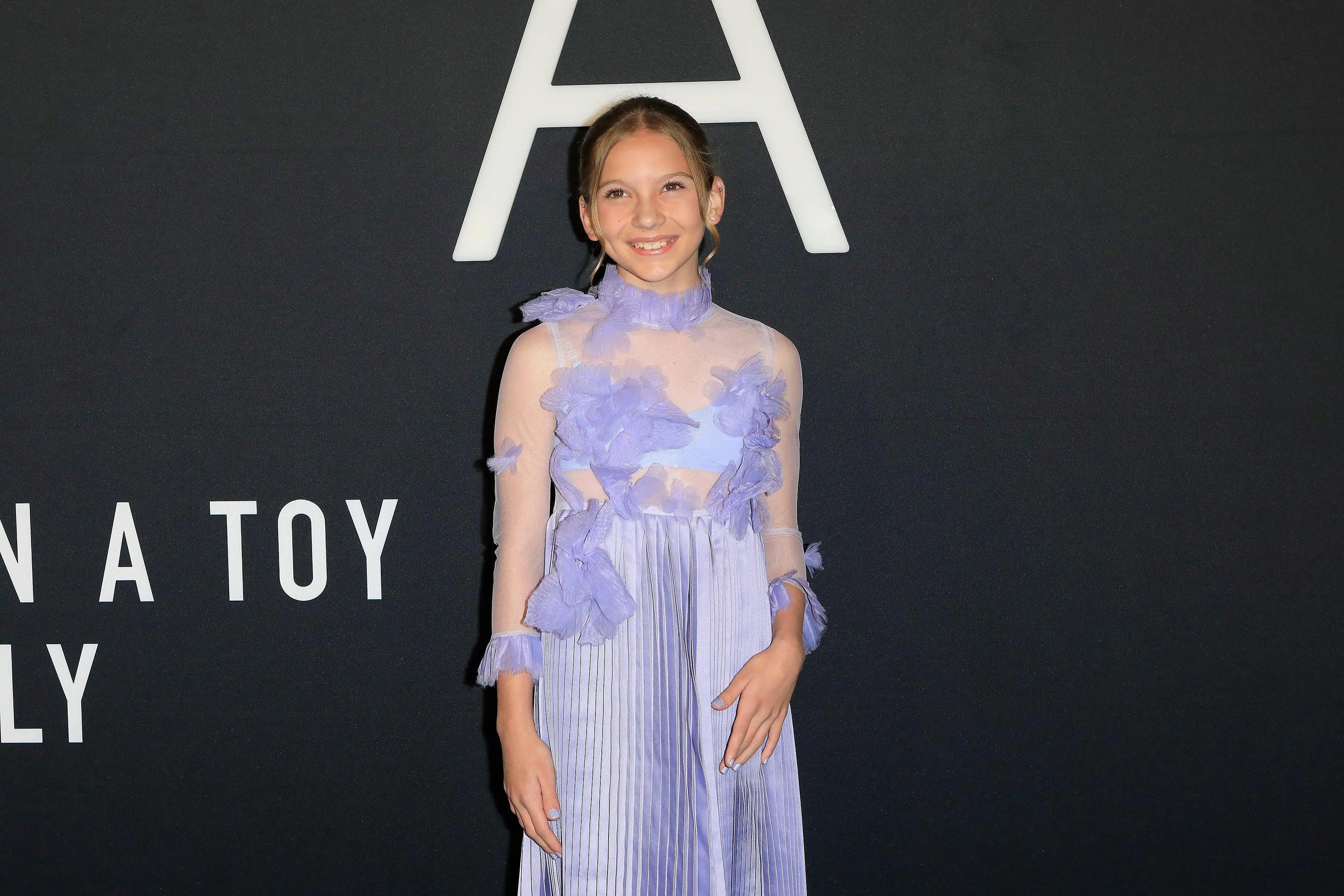 Amie Donald played the terrifying AI doll M3GAN.