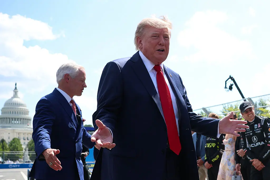 Donald Trump has apparently gained weight (Photo by Kevin Dietsch/Getty Images)