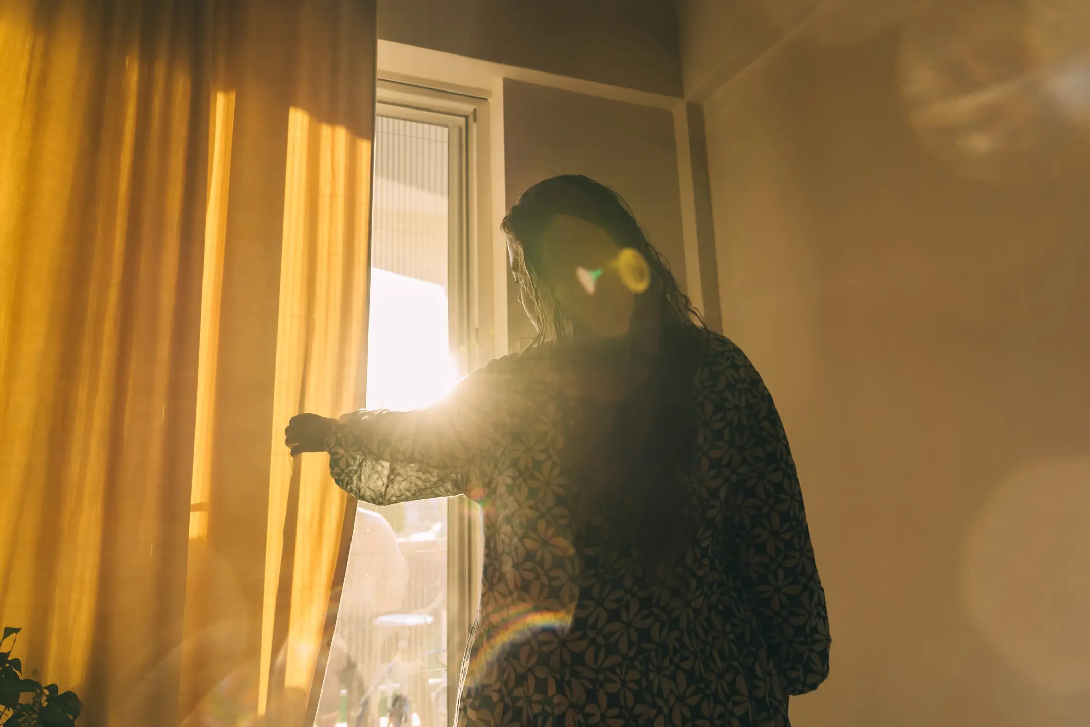 Keeping your curtains closed in the day helps keep your bedroom cool (Getty Stock Image)