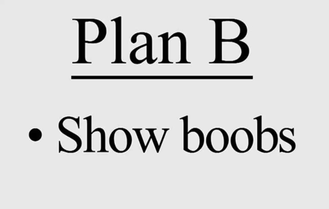 Sydney Sweeney joked her Plan B was 'show boobs'.