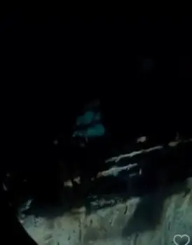 The lights went out leaving an eerie scene behind (TikTok/ @titanicfansofficial)
