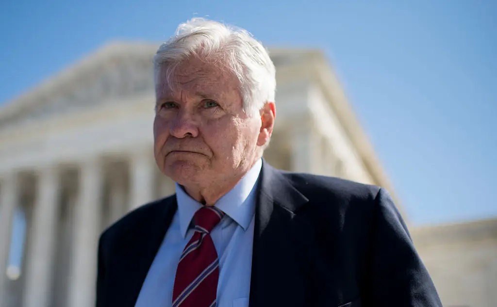The actor and former politician is now survived by his wife and their two children. (Bill Clark/CQ Roll Call)