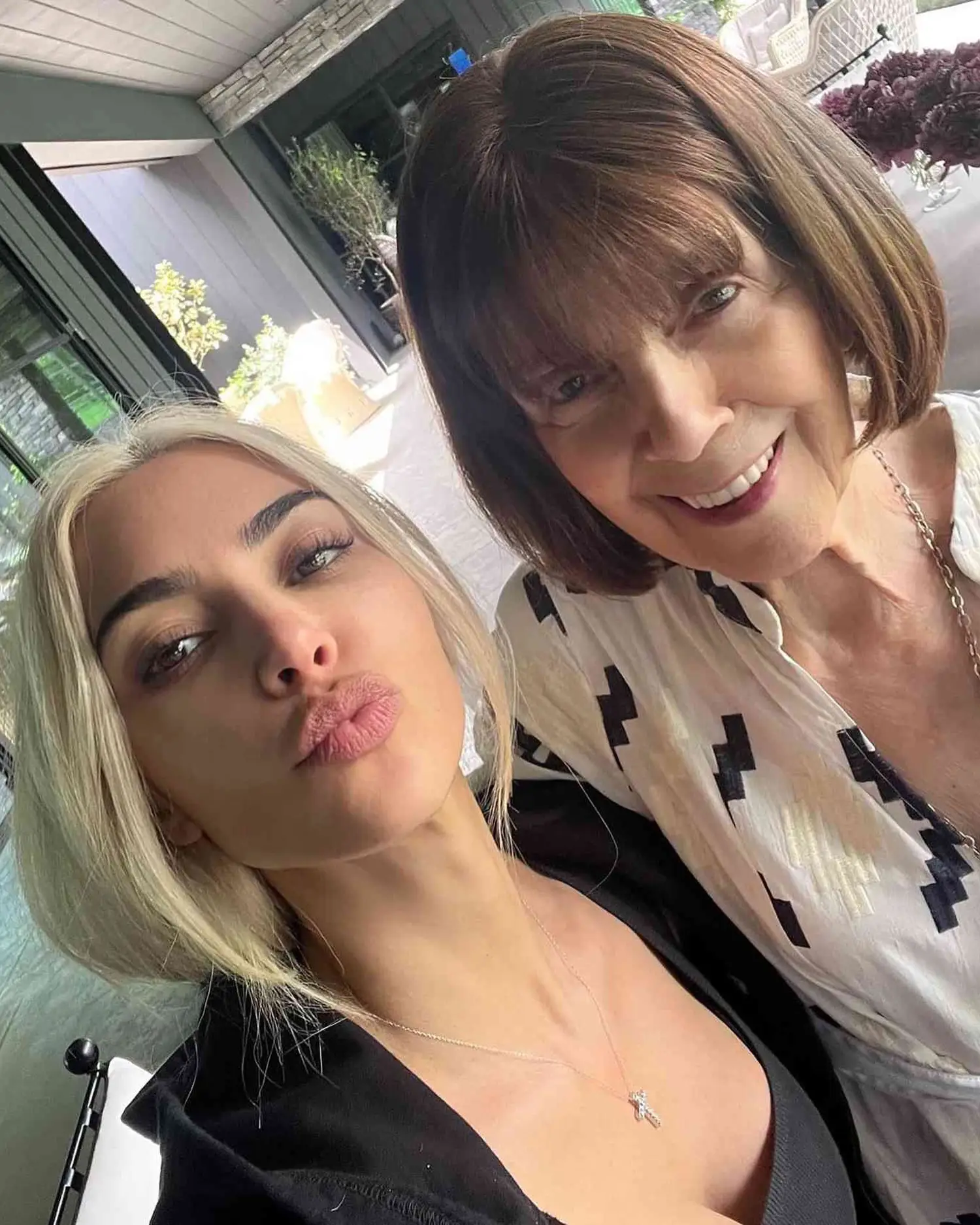 Kim noted that her grandma taught her what it means to be a businesswoman. (@kimkardashian/Instagram)