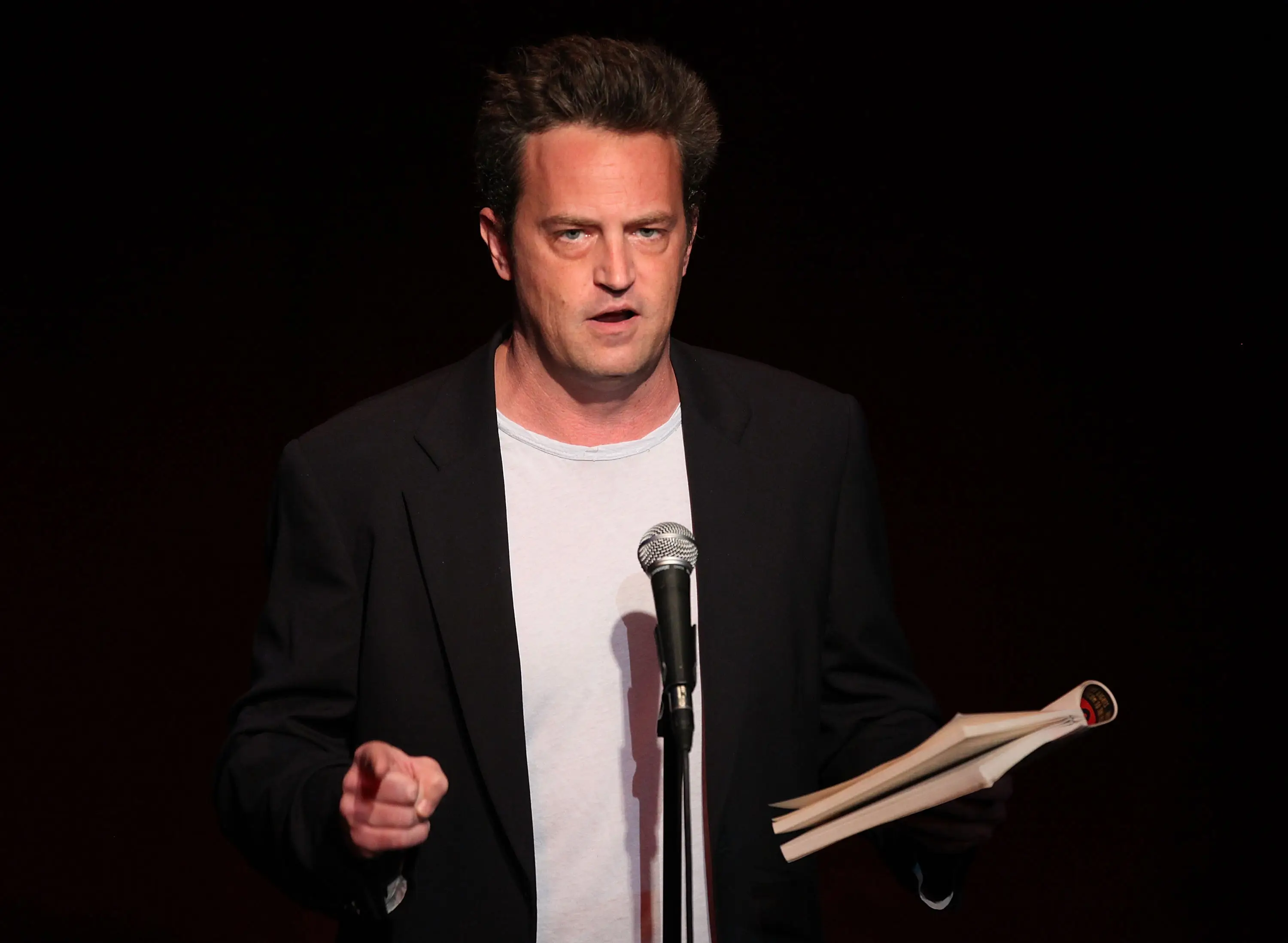 Matthew Perry was open about his experiences with drug addiction (Jesse Grant/WireImage) 