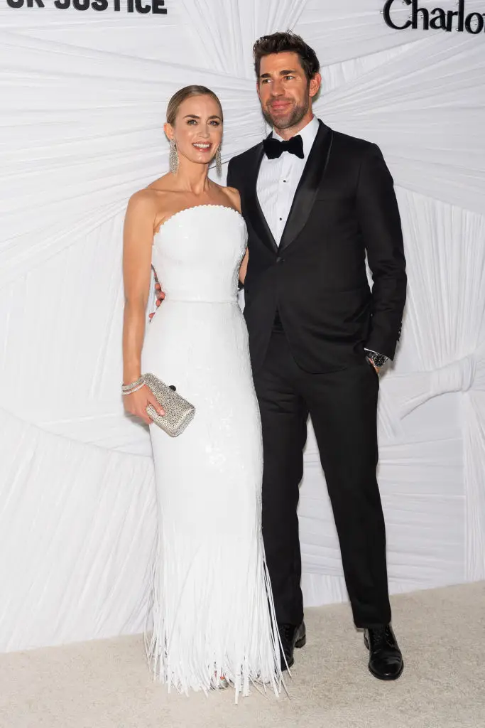 Emily Blunt with her hubby and officially People magazine's 'Sexiest Man Alive 2024' John Krasinski (Gotham/FilmMagic)