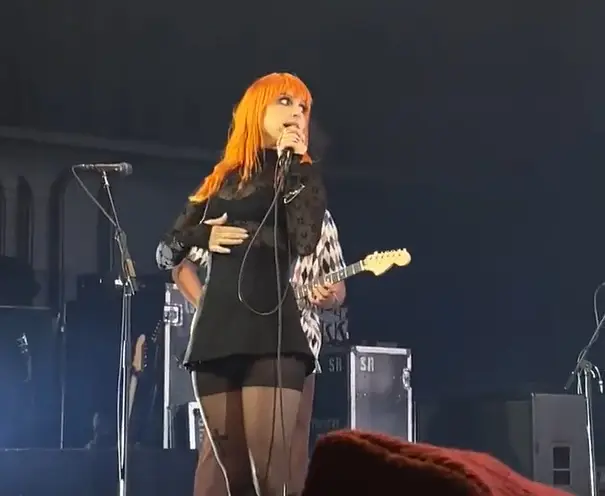 Fortunately the singer was able to break up the gig.