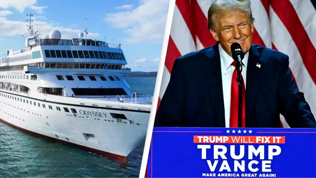 Cruise ship to set sail for 4-year trip around 140 countries in attempt to 'escape' US politics