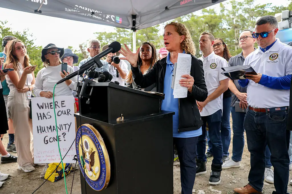 Rep. Debbie Wasserman Schultz described it as an 'internment camp' (Joe Raedle/Getty Images) 