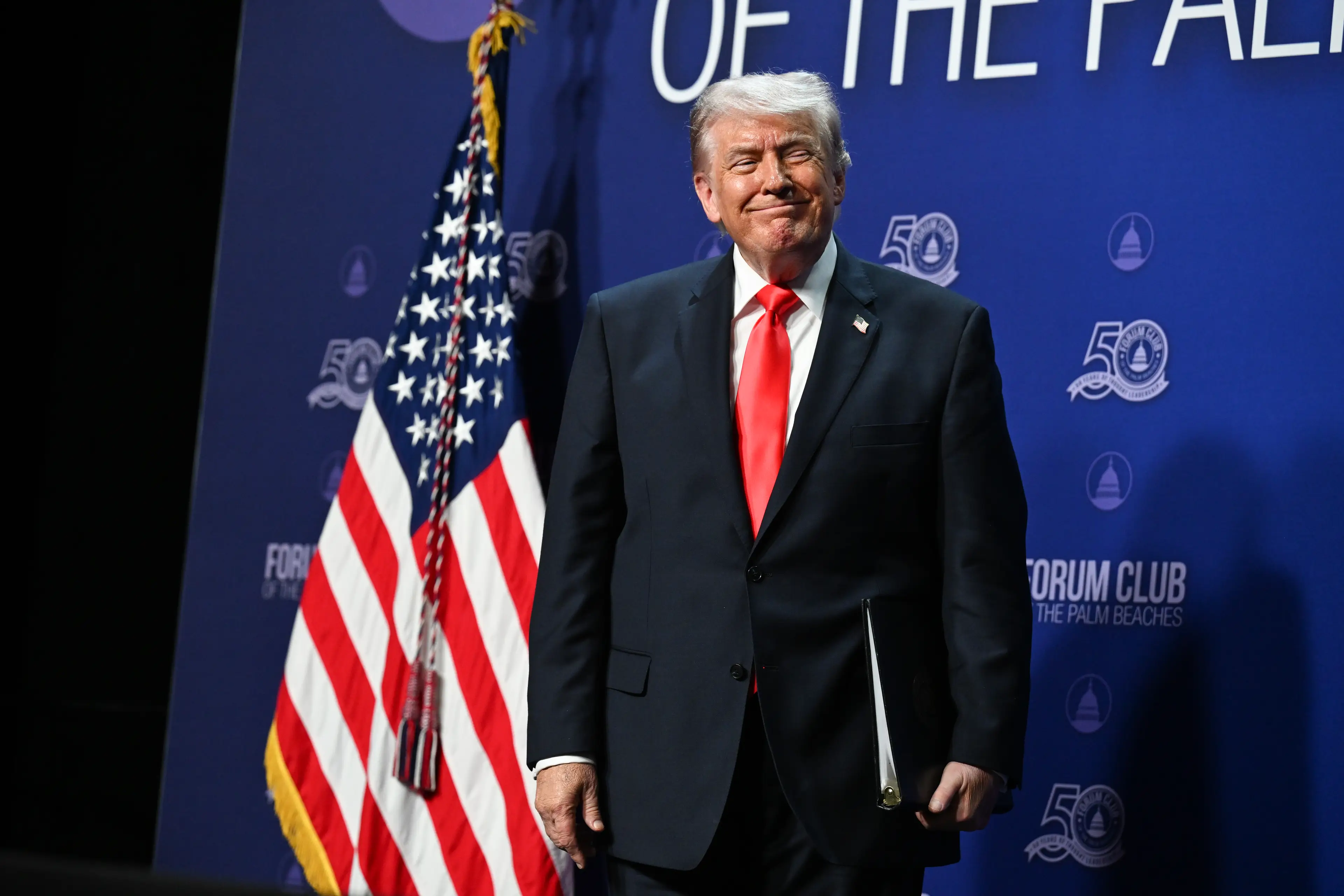 Trump has previously said US presidents should have to take the test (Roberto Schmidt/Getty Images)