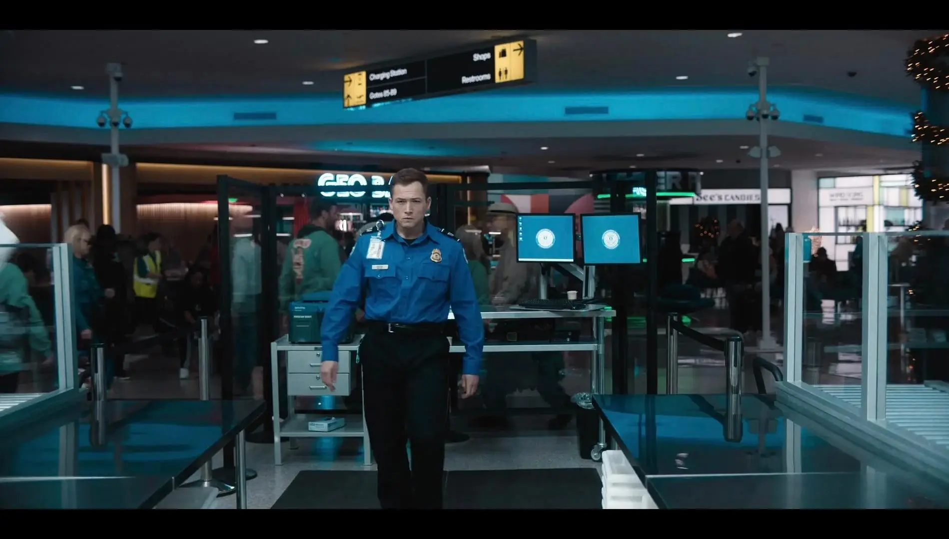 Taron Egerton plays the protagonist, Ethan, in the movie (Netflix)