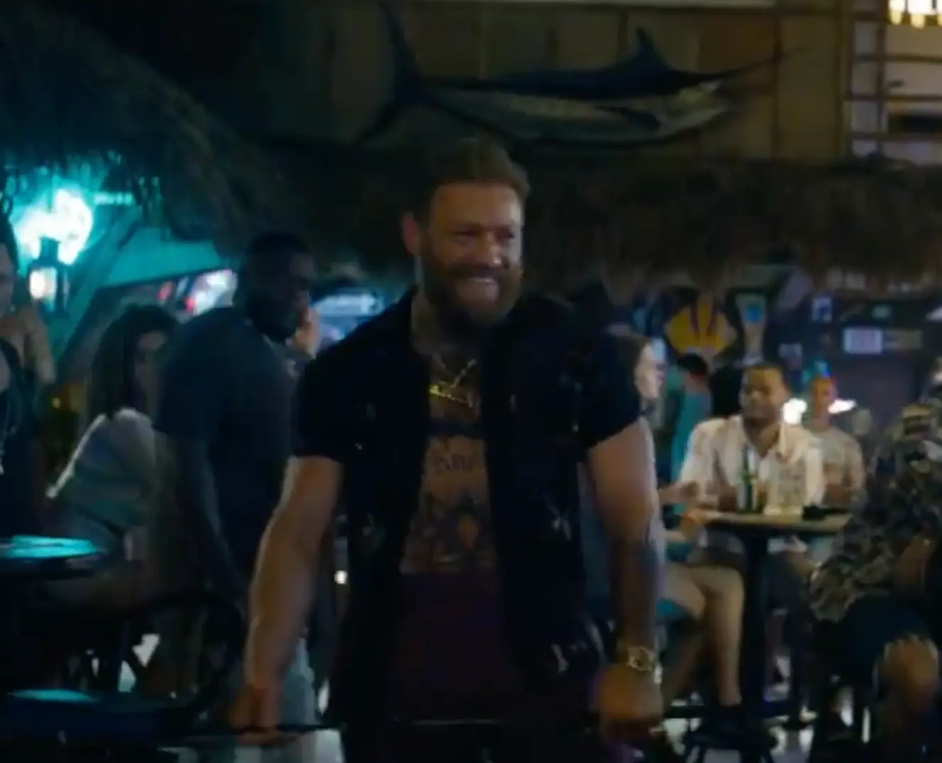 Conor McGregor in Road House.
