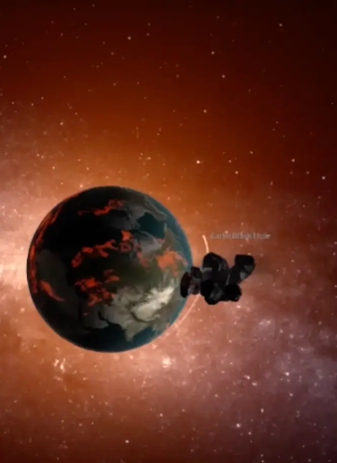 Large chunks would pull away.