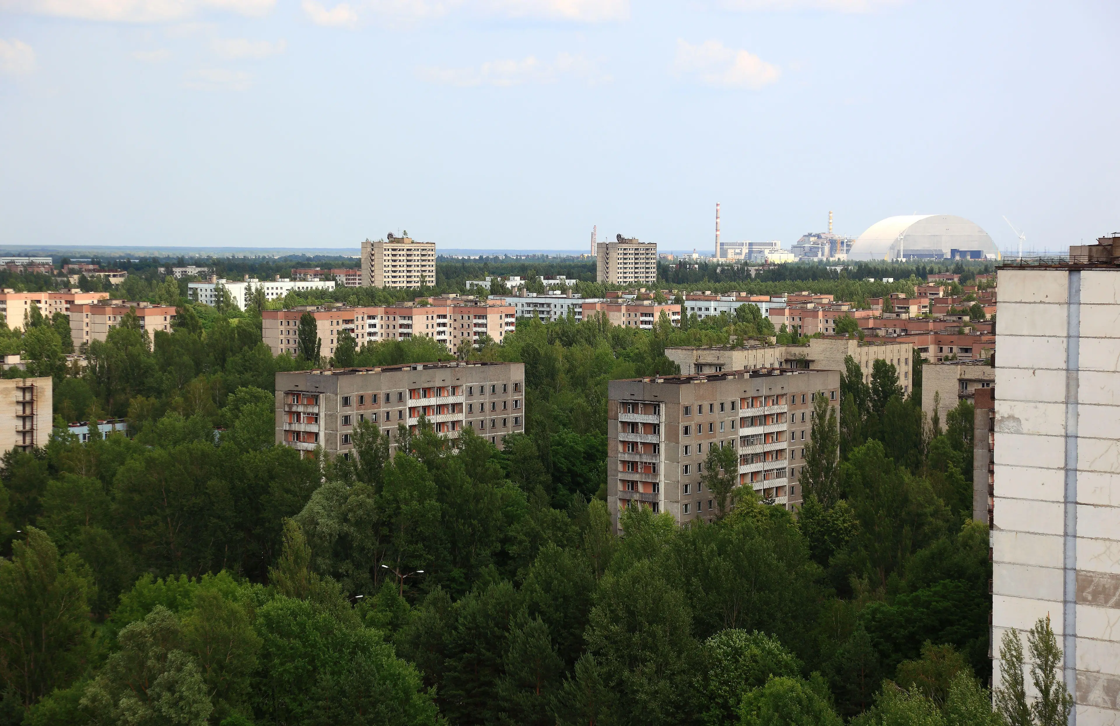 The fires have reached the Exclusion Zone.