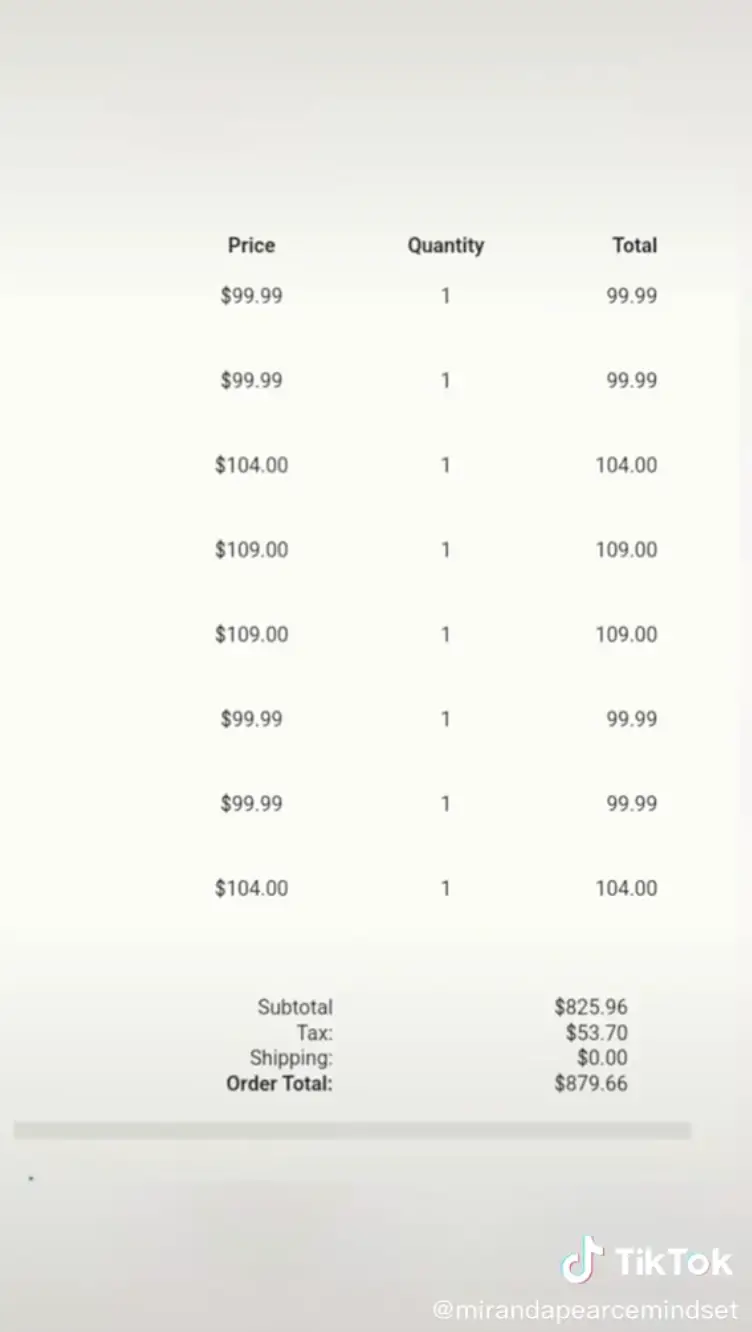 The tickets and fast passes Pearce bought.