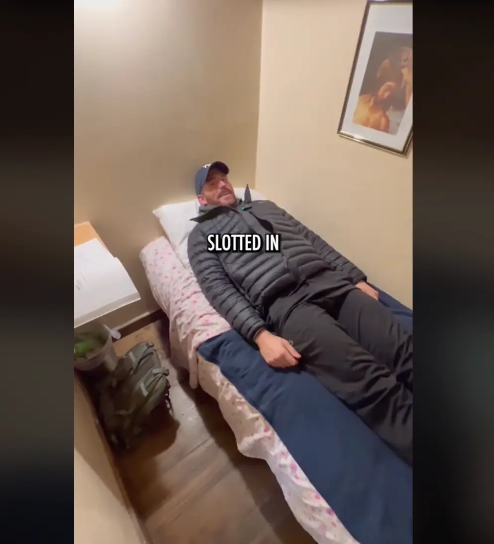 It was compared to Harry Potter's bedroom.