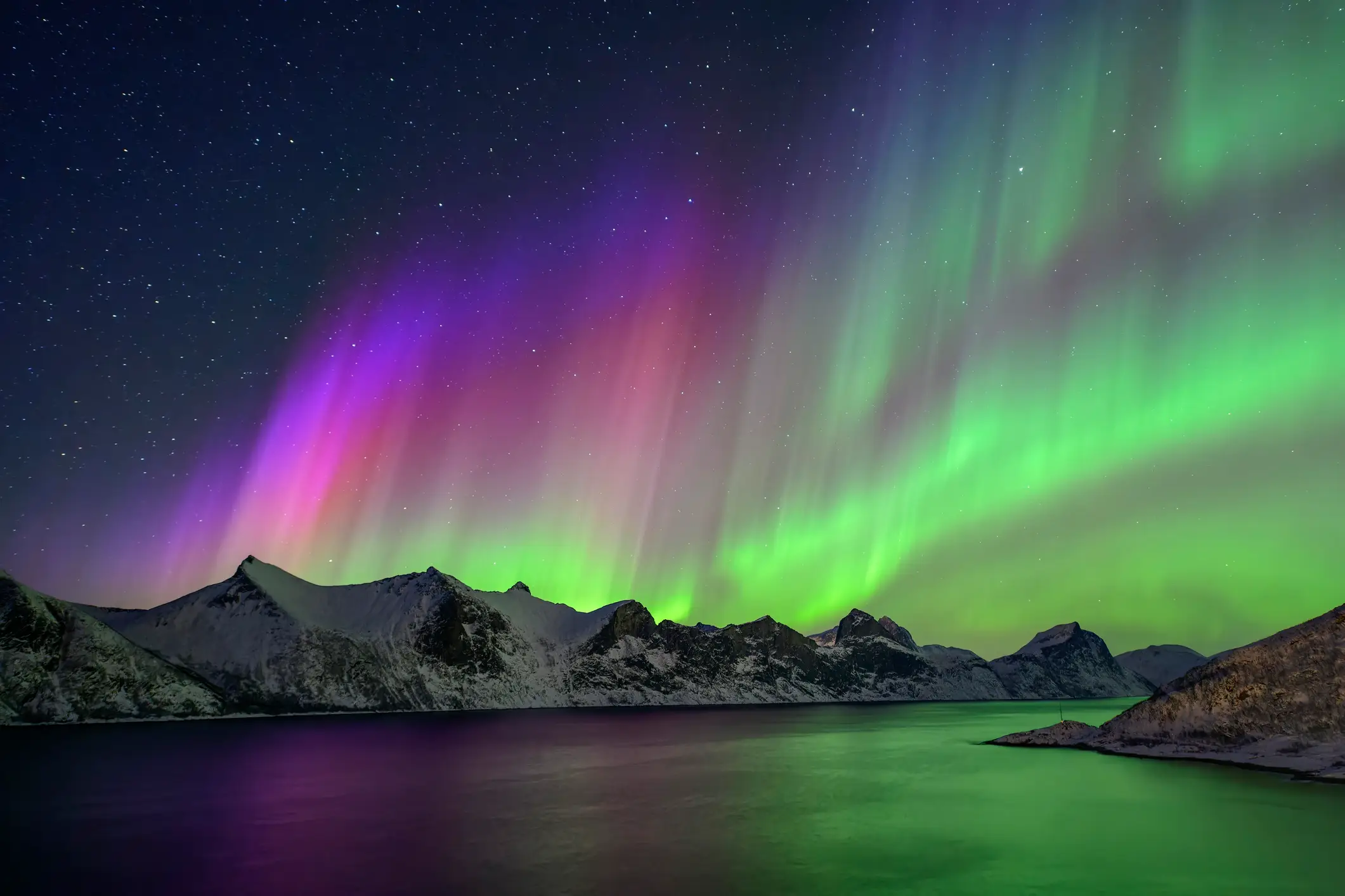 An electron storm caused the aurora. (Getty Stock Photo)