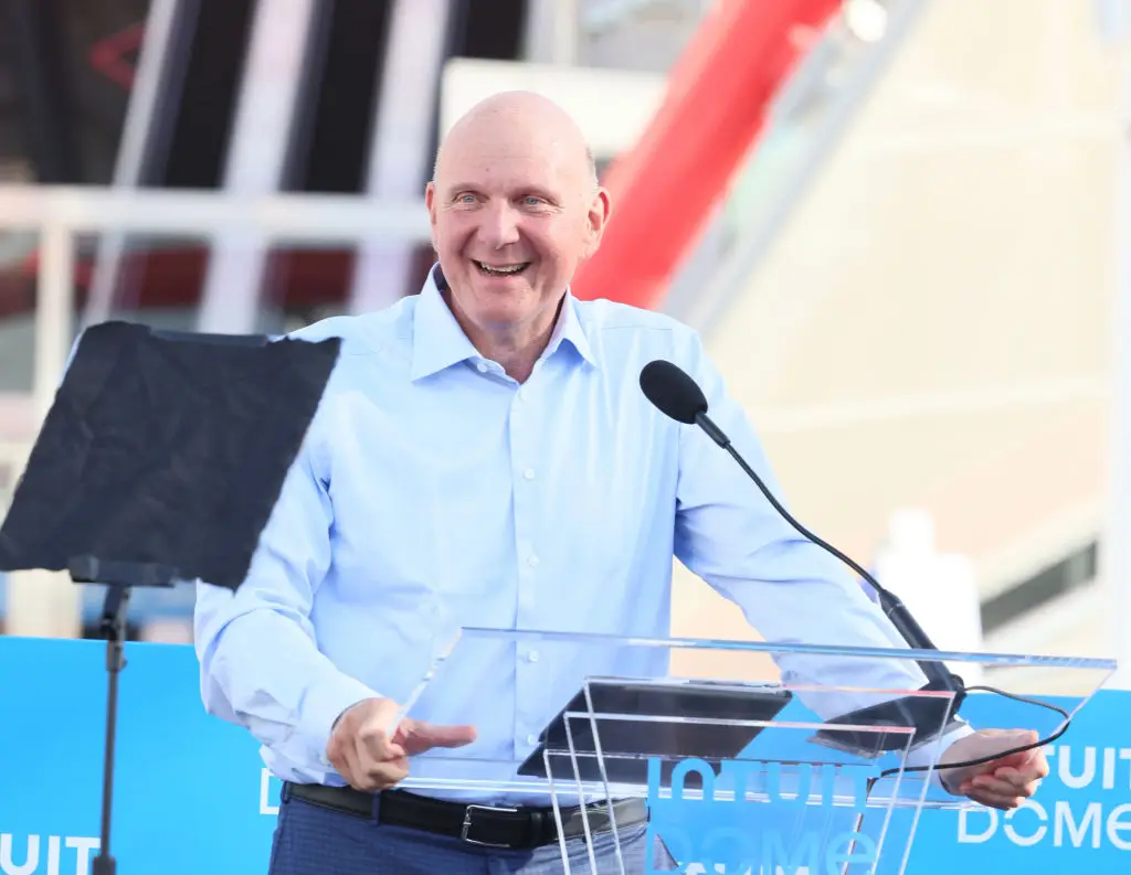 The owner of the NBA side LA Clippers Steve Ballmer (Rodin Eckenroth/FilmMagic)