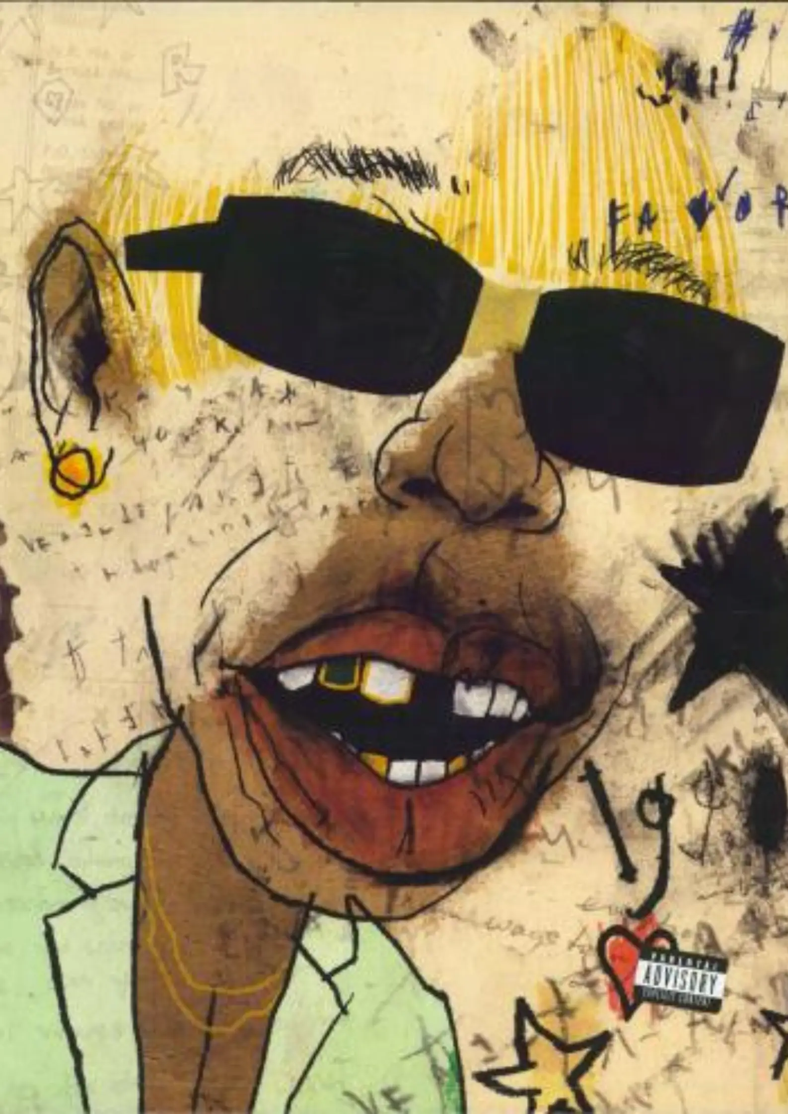 The cover art designed by Lewis.