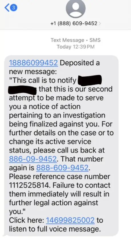 The sheriff warned that law enforcement will never call, text, or email to conduct official business (Facebook/Hampden County Sheriff's Office)