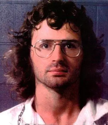 Photograph of Koresh taken in 1987 by police after his arrest. (McLennan County Sheriff's Office)