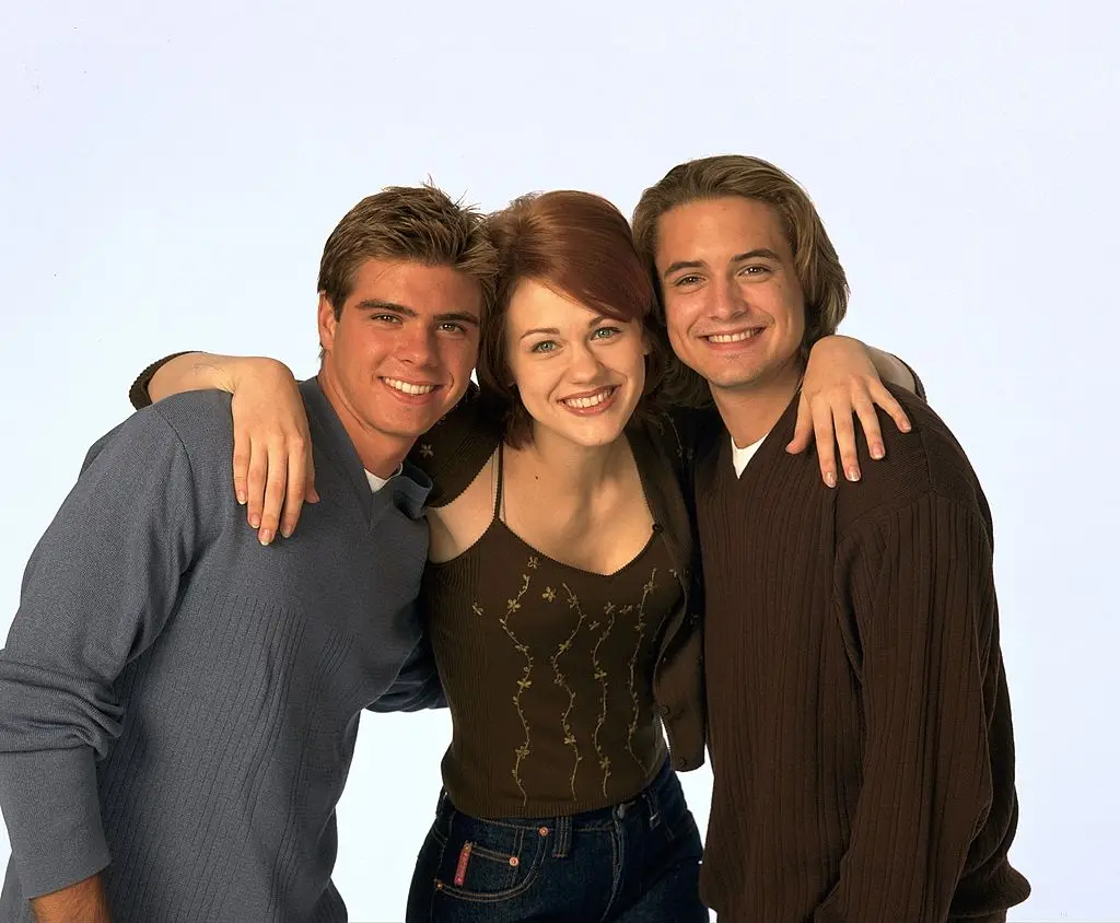 Maitland Ward seen with her Boy Meets World co-stars in 1998 (BC Photo Archives/Disney General Entertainment Content via Getty Images)