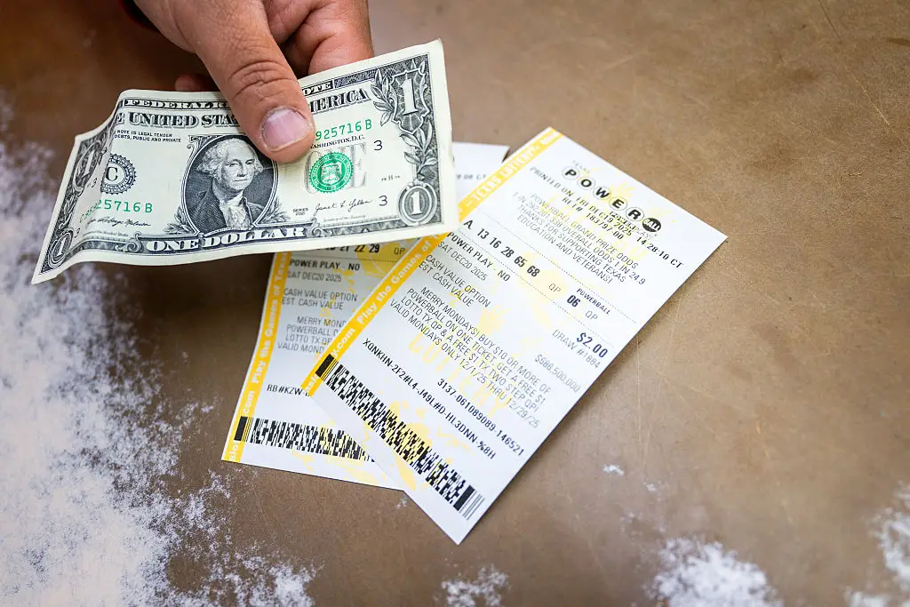 Players who bought tickets for Wednesday's draw are being urged to check them carefully, with millions of smaller prizes also handed out. (Photo by Brandon Bell/Getty Images)