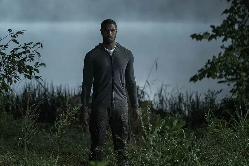 Michael B Jordan plays a late father in the Netflix series (Netflix)