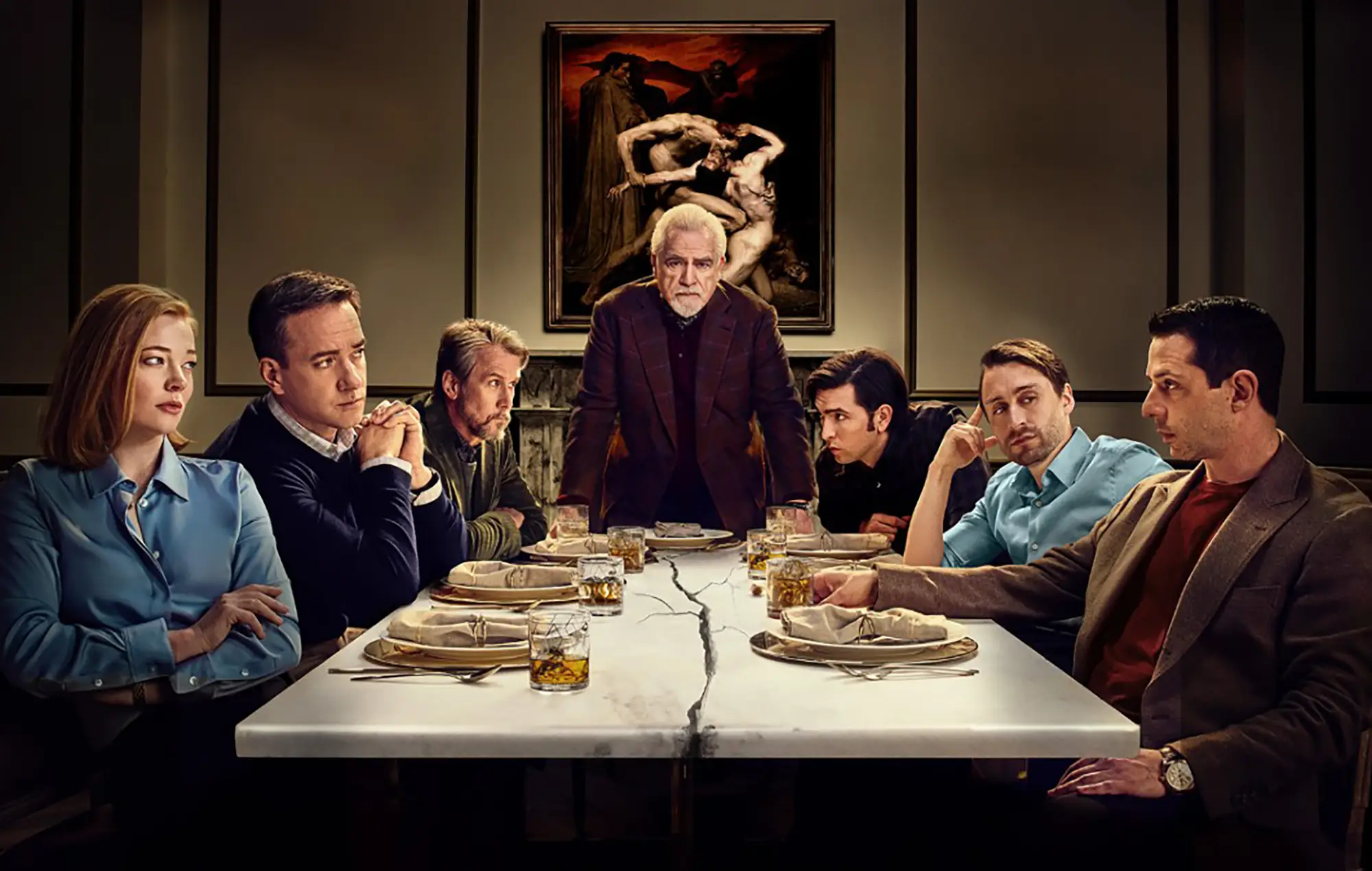Cast of Succession.