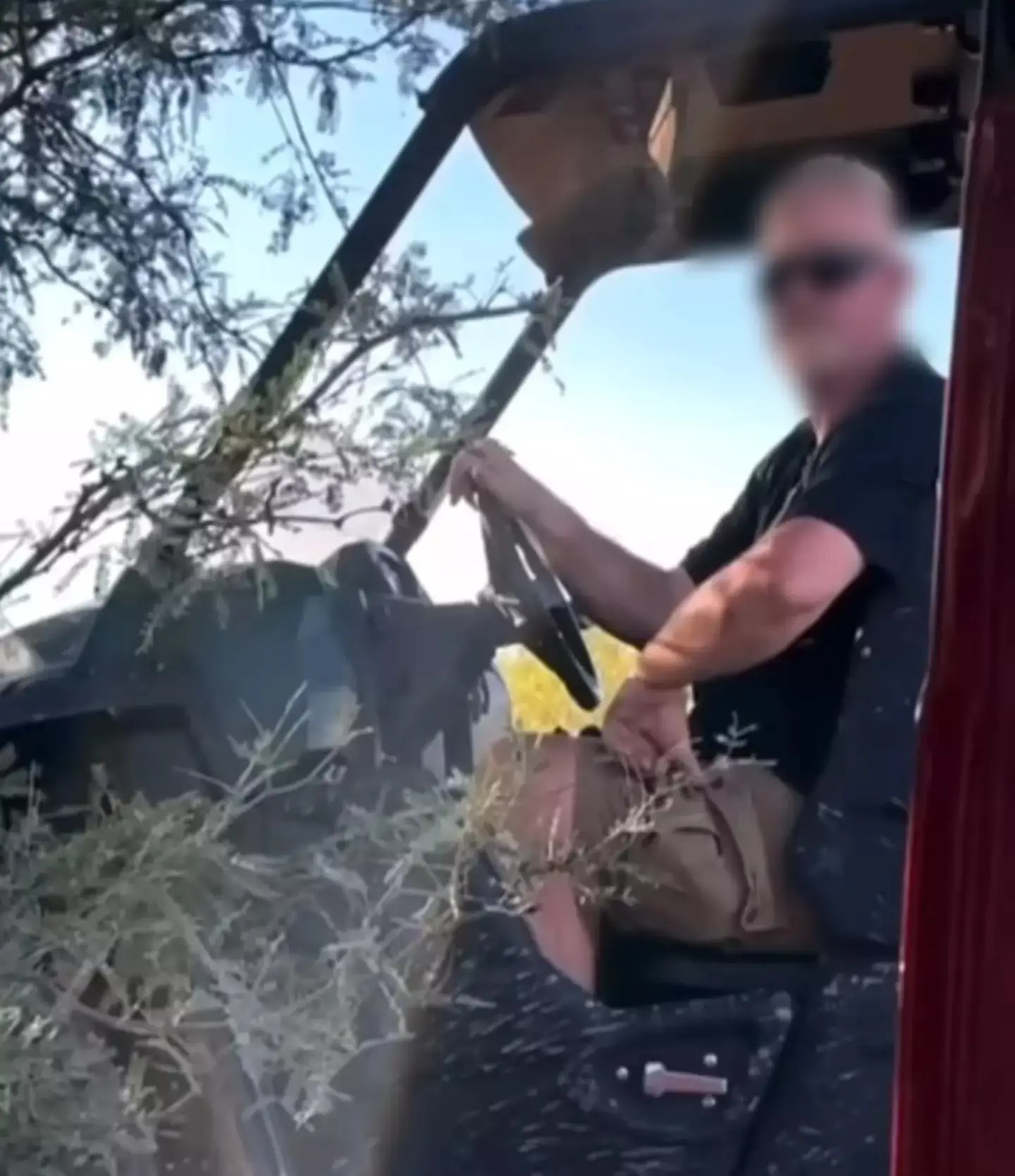 Vlogger Alyssa Vanilla shared the footage of a creepy man who approached her while camping (YouTube/Alyssa Vanilla)