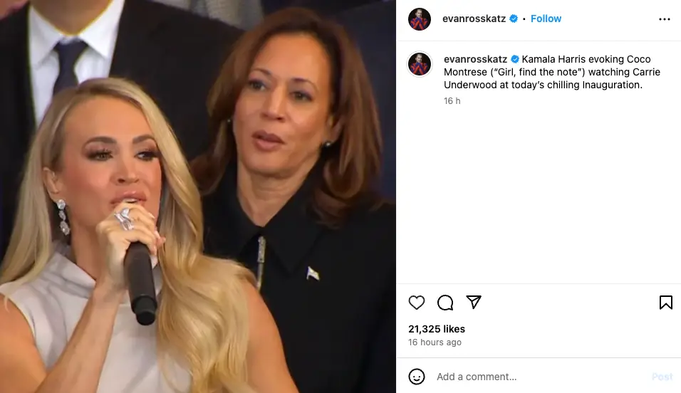 The supposed shady post (Instagram/evanrosskatz)