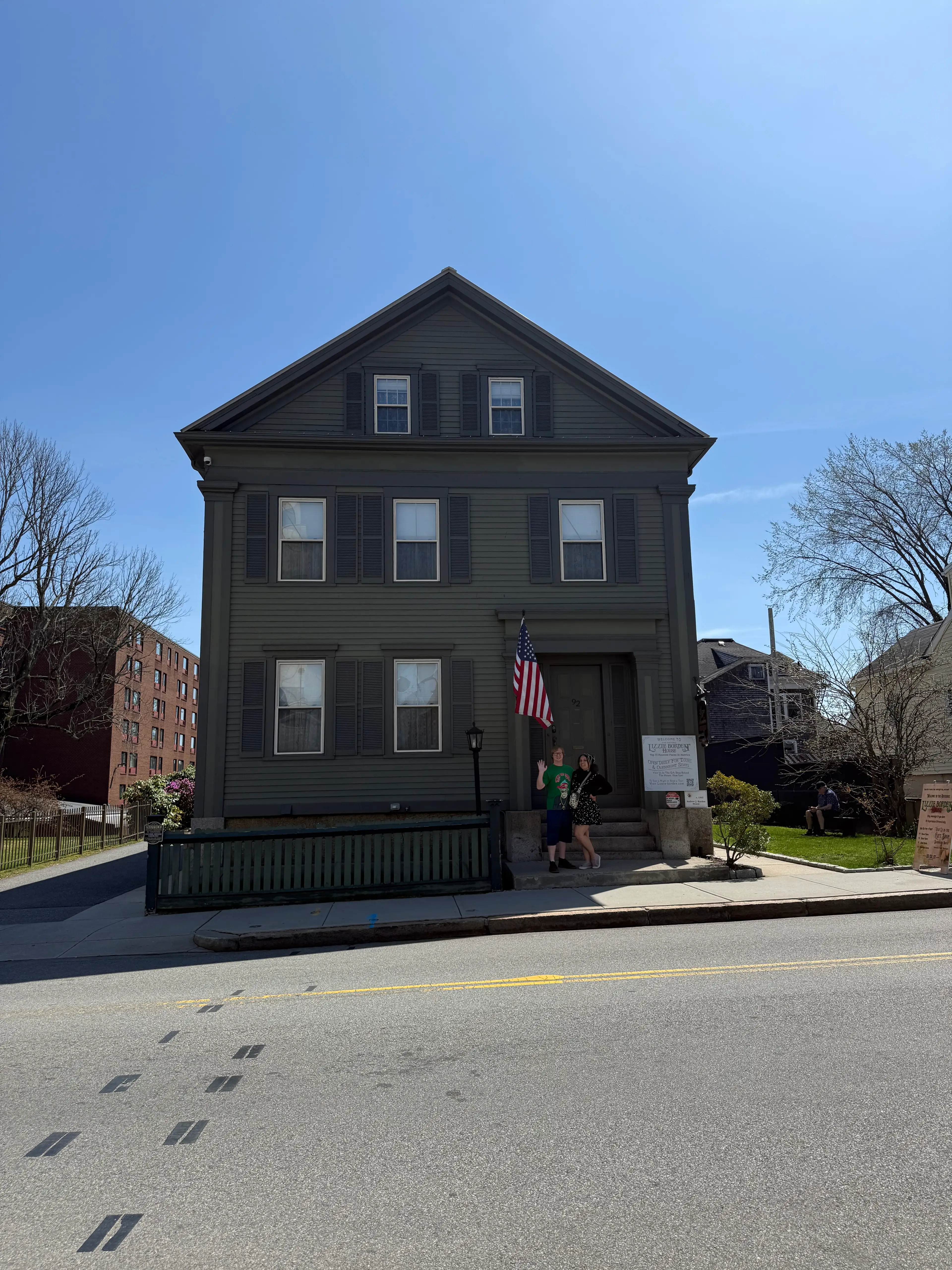 Sara went to visit the house with her fiancé (Supplied)