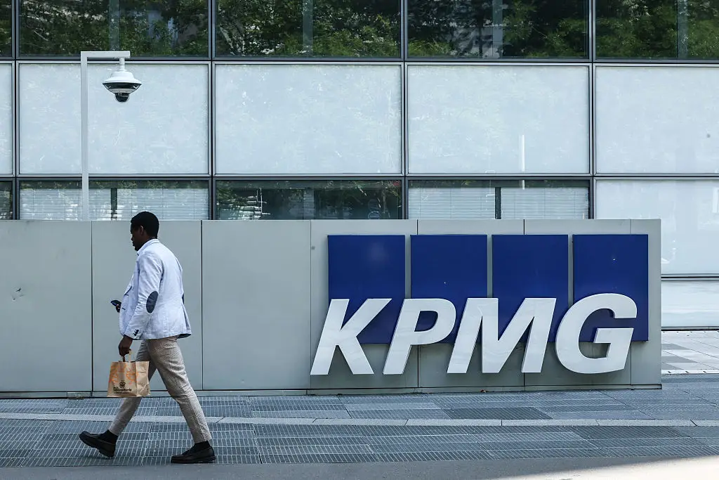 Accountancy is one of the jobs most at risk from the AI revolution (Photo by Xavier GALIANA / AFP via Getty Images)