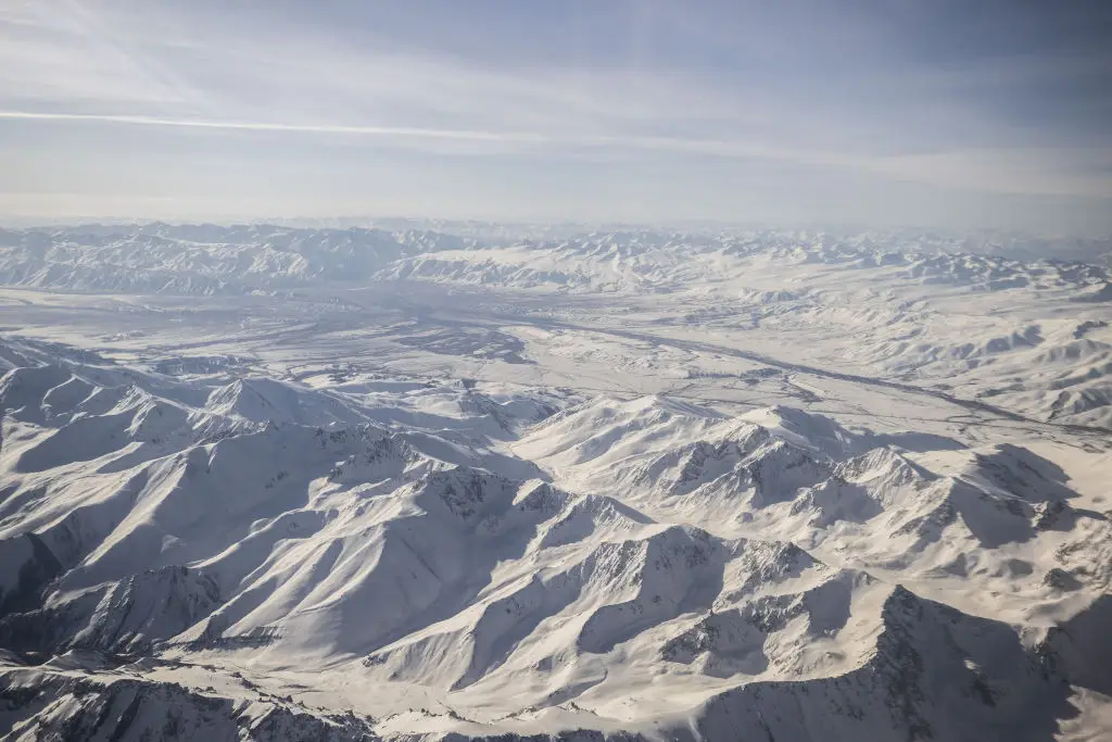 Victory Peak is in the Tian Shan Range (Emin Sansar/Anadolu Agency via Getty Images)