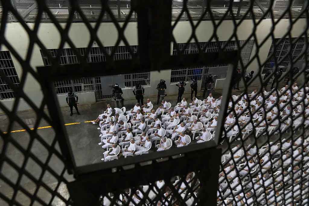 Cecot is known for its strict facilities (Alex Pena/Anadolu via Getty Images)