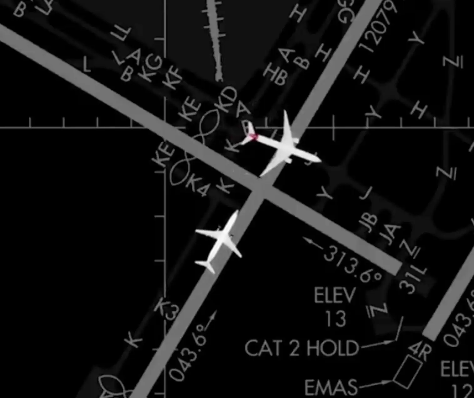 They had to abort their take-off.