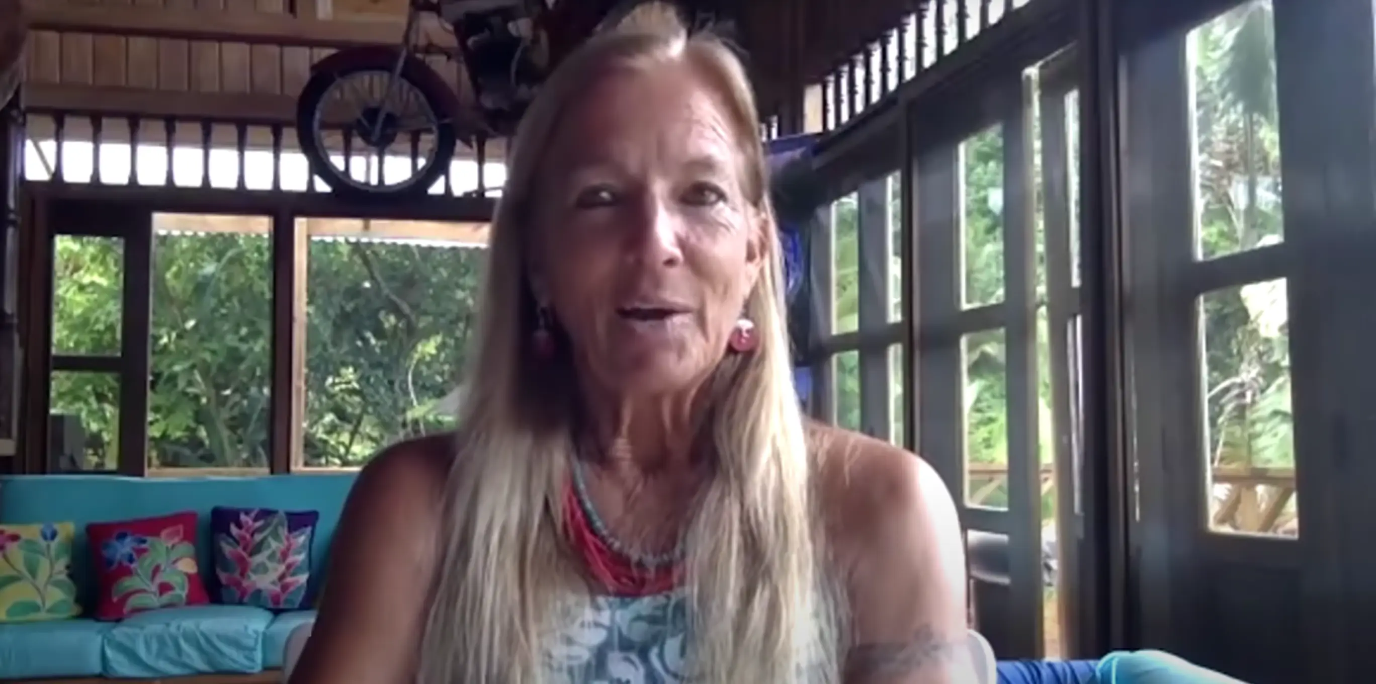 Nan Hauser recalled the moment she was rescued from a tiger shark by a humpback whale.