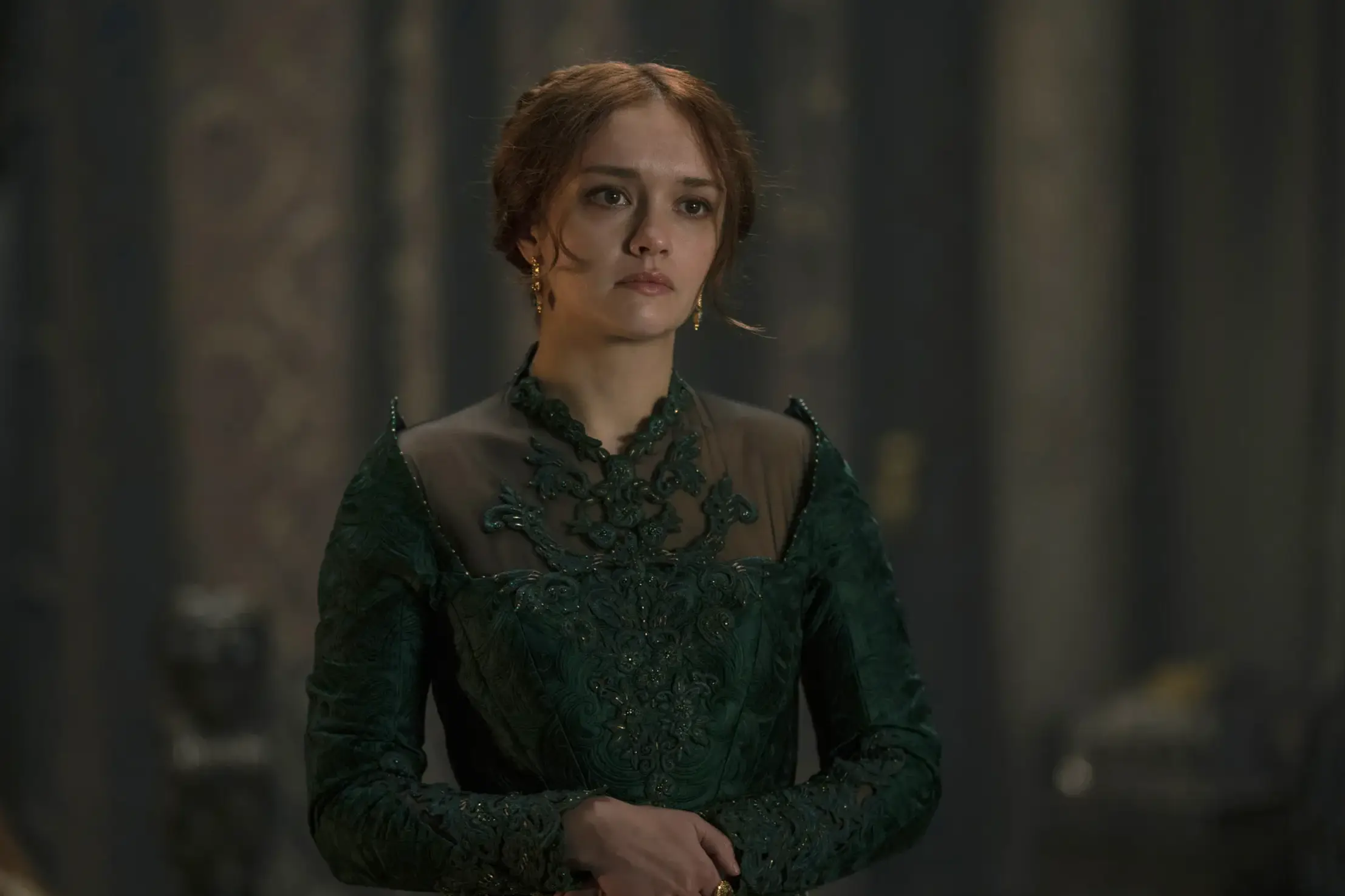 Olivia Cooke in House of the Dragon. (HBO)