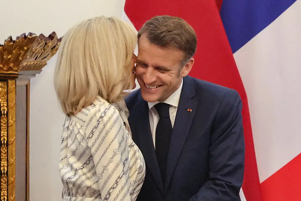 The rest of the trip has apparently been successful for the pair (LUDOVIC MARIN/AFP via Getty Images)