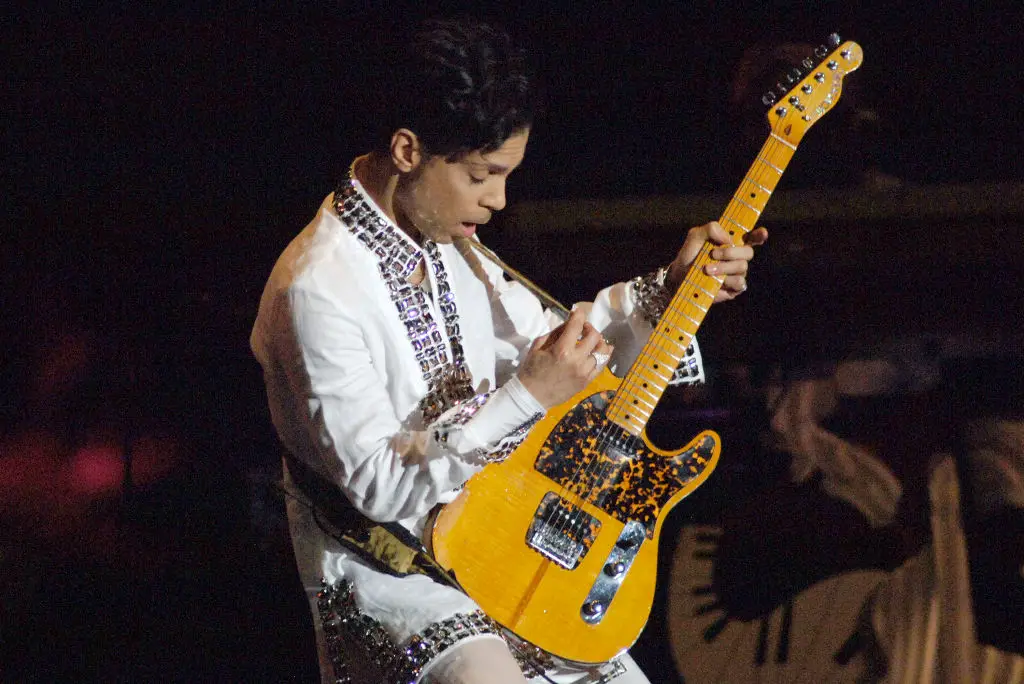 Prince at Coachella in 2008 (Tim Mosenfelder/Getty Images)
