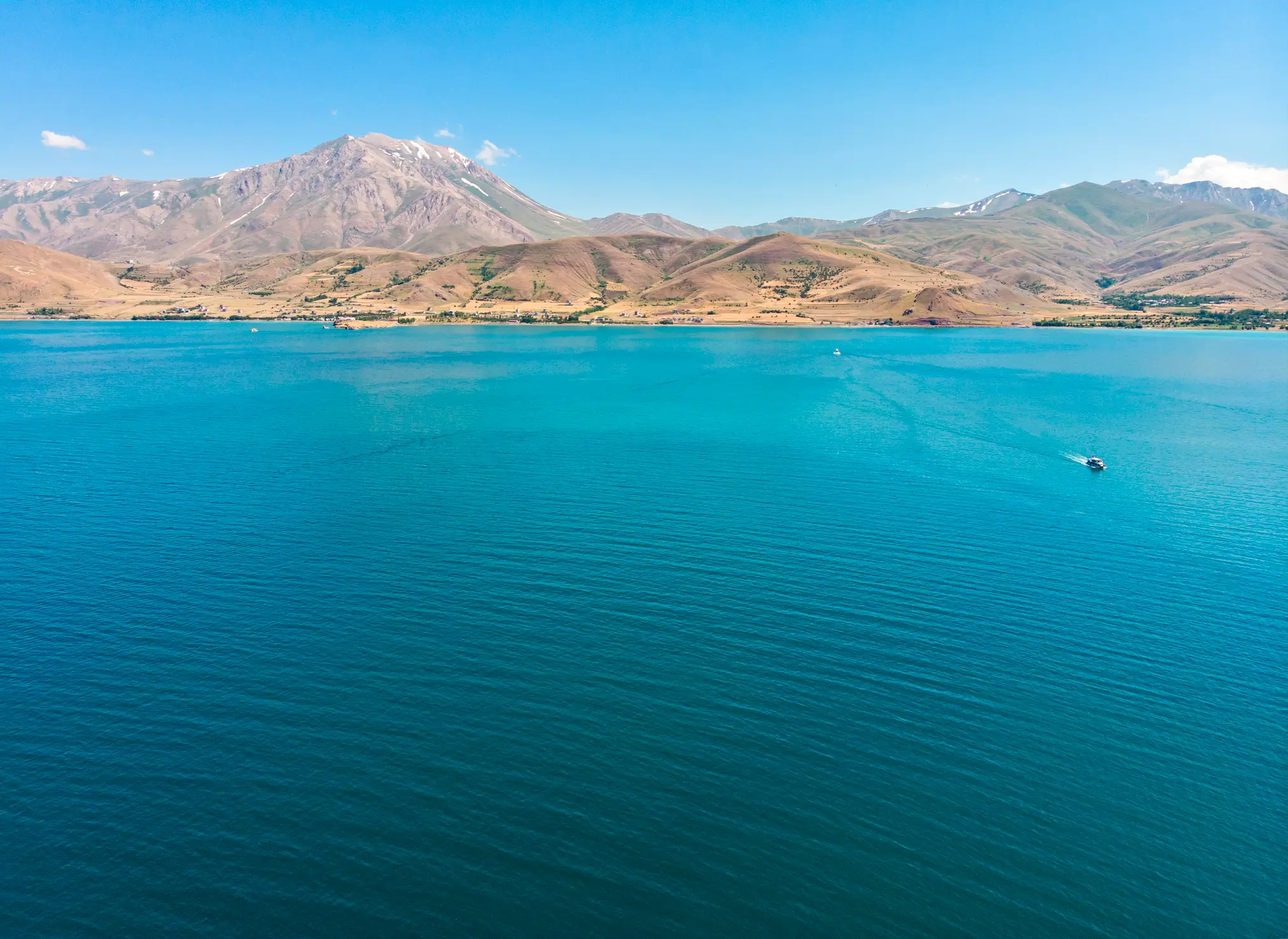 The ancient underwater city is located 85 feet beneath Lake Van, in eastern Turkey (Getty stock)
