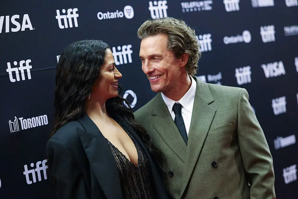 Matthew and Camila have three children (Photo by COLE BURSTON/AFP via Getty Images)