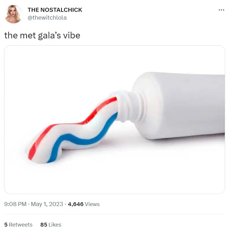 The Met Gala's red carpet design has gone down like a lead balloon.