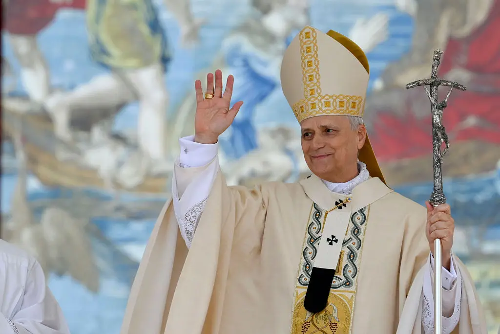 Pope Leo held an inauguration mass in St Peter's Square on Sunday (Vatican Media via Vatican Pool/Getty Images)