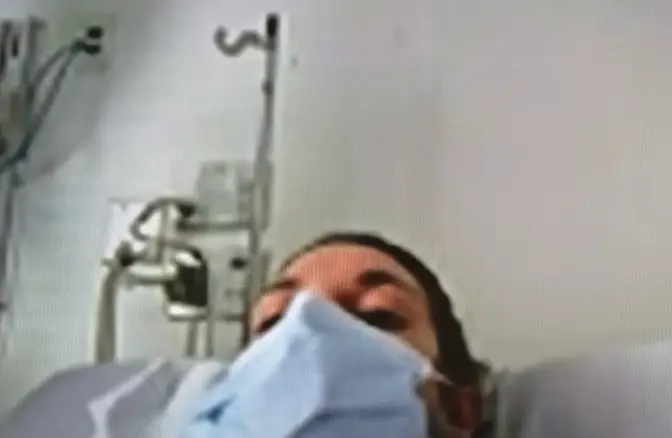 Lindsay appeared in court hearings via video call from hospital (YouTube/Law&Crime Network)